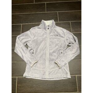 Women’s Mountain Hard Wear Full Zip Fleece Jacket Size Medium Gray